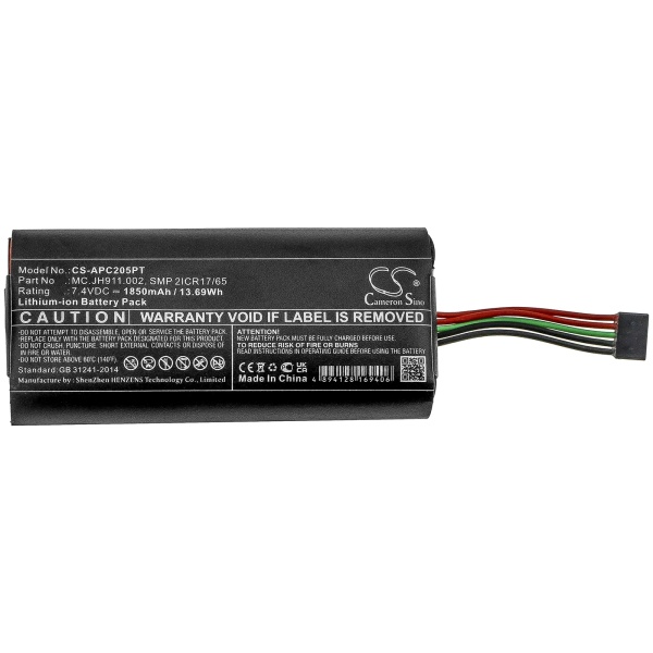 Acer Projector C205 Replacement Battery 1850mAh / 13.69Wh