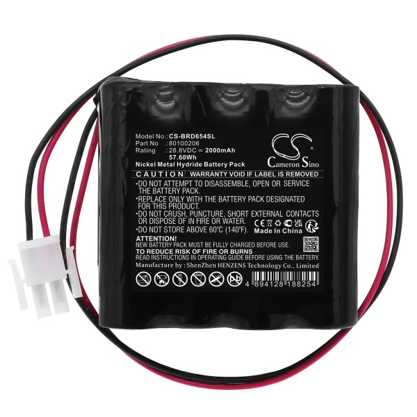 Besam RDB 654184 Replacement Battery 2000mAh / 57.60Wh