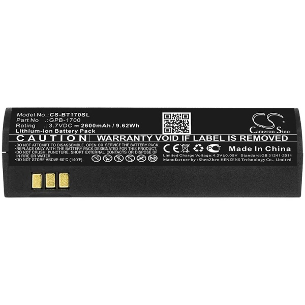 Globalstar GSP-1700 Replacement Battery 2600mAh / 9.62Wh