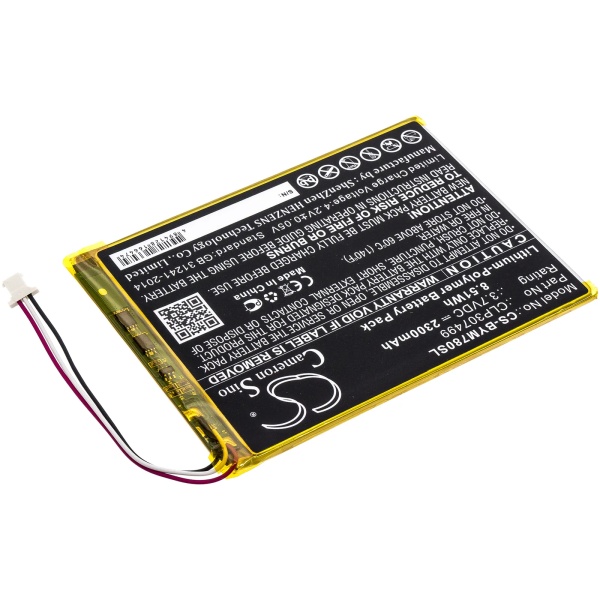 Boyue likebook Mars 7.8" Replacement Battery 2300mAh / 8.51Wh - Image 3