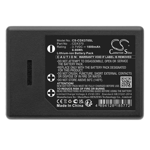 CorDEX CDX370 Replacement Battery 1800mAh / 6.66Wh