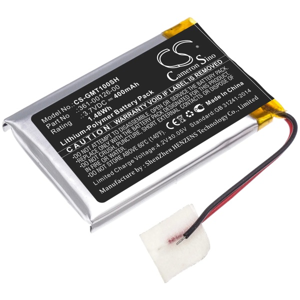 Garmin 010-02357-00 Replacement Battery 400mAh / 1.48Wh - Image 3