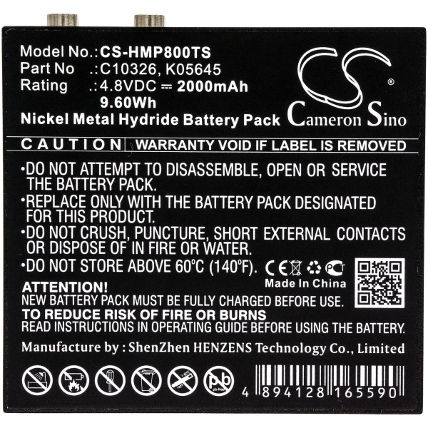 HME BP800 Beltpack Replacement Battery 2000mAh / 9.60Wh