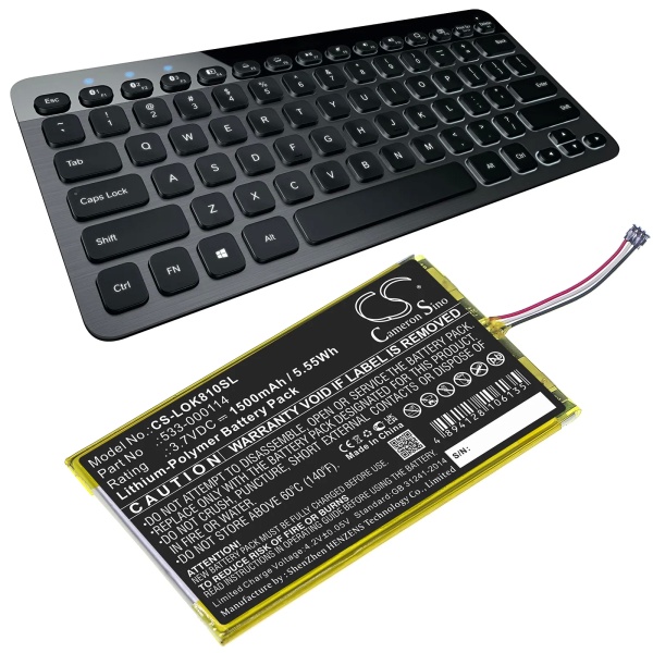 Logitech K810 Replacement Battery 1500mAh / 5.55Wh - Image 3