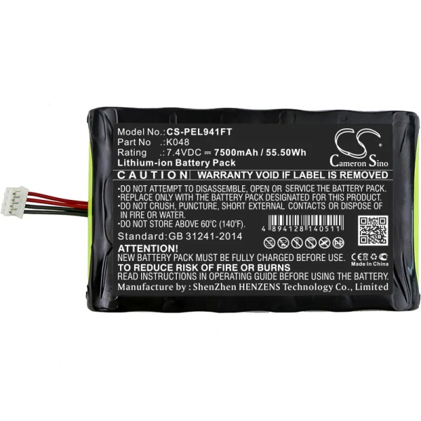 Pelican 9410L Replacement Battery 7500mAh / 55.50Wh