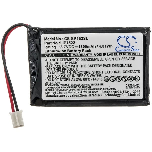 Sony CUH-ZCT1E Replacement Battery 1300mAh / 4.81Wh