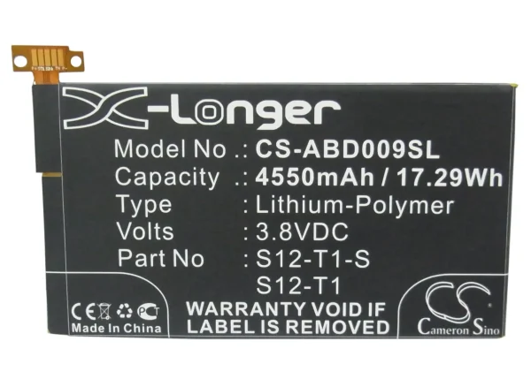 Amazon C9R6QM, Kindle Fire HDX, Kindle Fire HDX 7 Replacement Battery 4550mAh / 17.29Wh