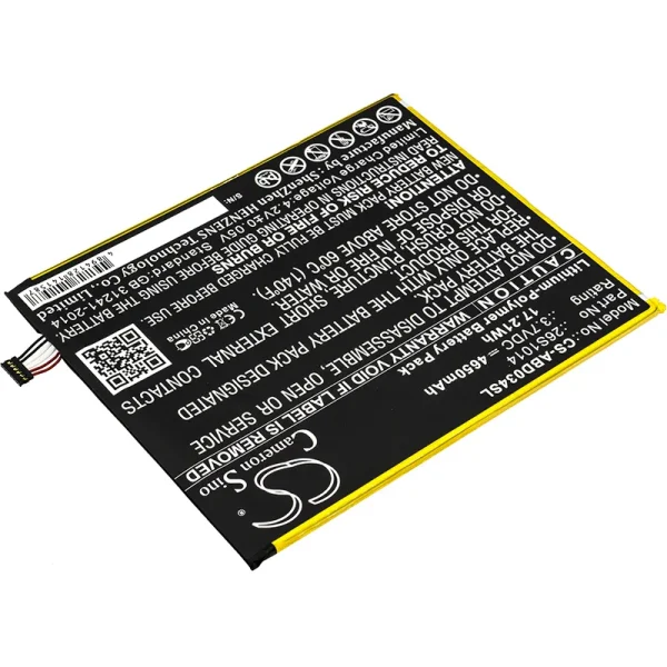 Amazon Kindle Fire 8 7 Generation, Kindle Fire 8.7, Kindle Fire HD8 8TH, L5S83A, SX0340T, SX034QT Replacement Battery 4650mAh / 17.21Wh - Image 2