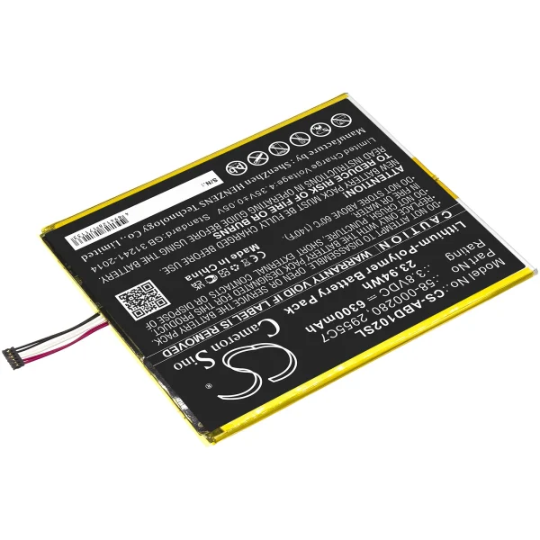 Amazon Kindle Fire HD 10.1 9th, M2V3R5 Replacement Battery 6300mAh / 23.94Wh - Image 5