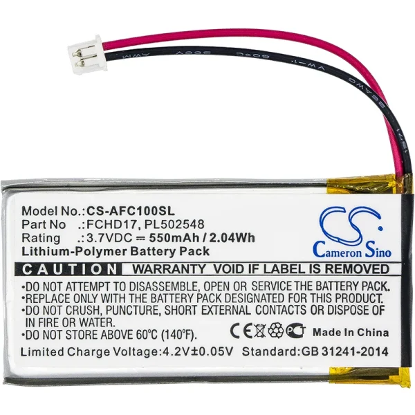 ACME CarC, FlyCamOne 720p, FlyCamOne HD Series Replacement Battery 550mAh / 2.04Wh