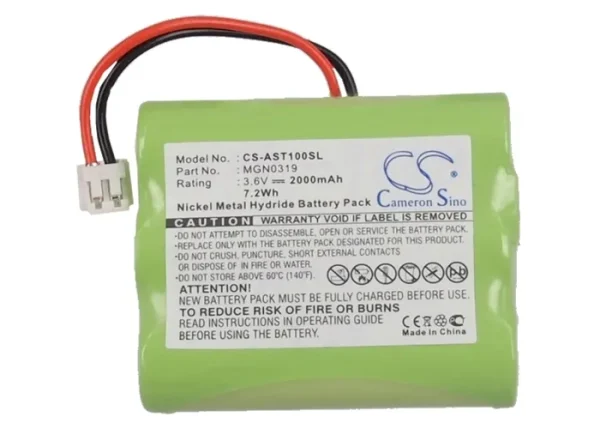 Ascom EFT20-R, EFT20-S Replacement Battery 2000mAh/7.2Wh