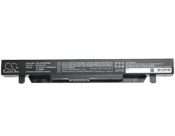 Asus ROG GL552J, ROG FX-PLUS, ZX50 Series Replacement Battery 2200mAh / 32.56Wh