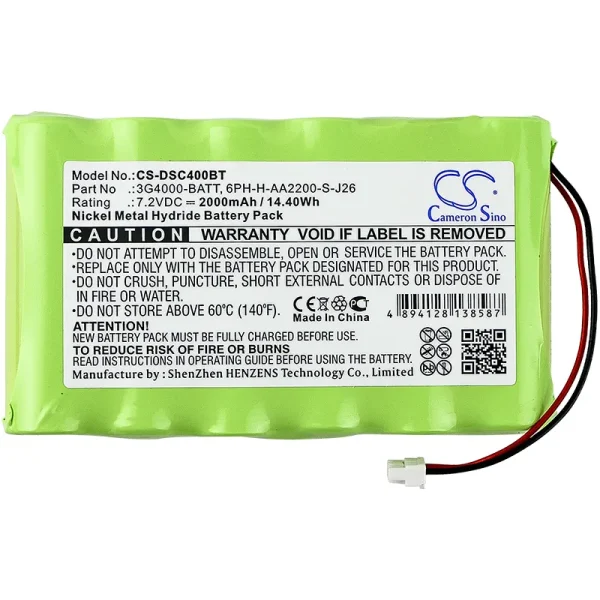 DSC 3G4000, 3G4000 Cellular Communicato, LE4000 Series Replacement Battery 2000mAh / 14.40Wh