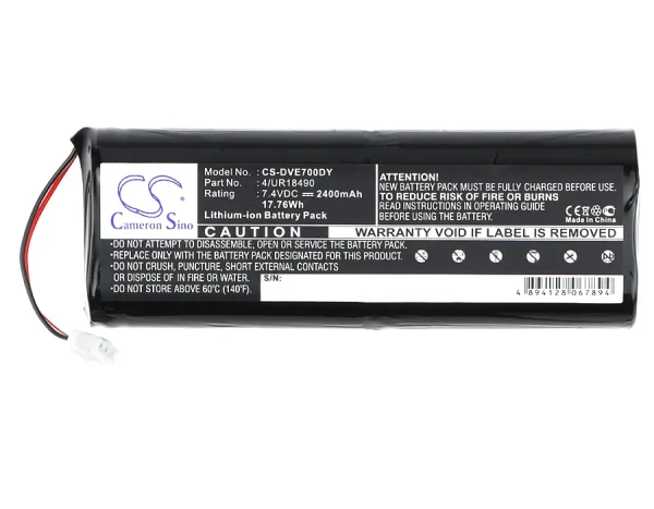 Sony D-VE7000S Series Replacement Battery 2400mAh/17.76Wh