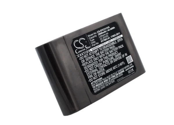 Dyson DC31, DC31 Animal, DC34, DC35, DC35 Exclusive Series Replacement Battery 2000mAh / 44.40Wh - Image 5