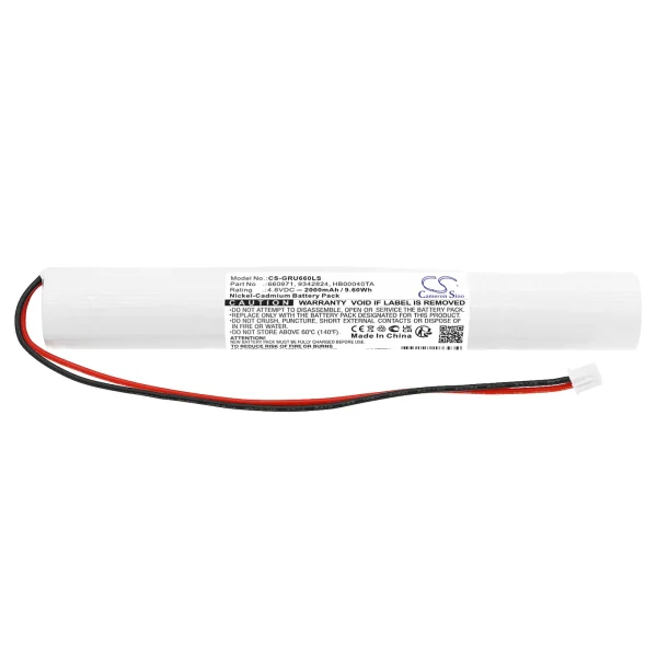 Legrand B65LED 6 614 40, B65LED 6 624 34/40, U21LED 6 616 10, U21LED 6 626 07/10, URA ONE 6 616 40, URA ONE 6 626 34/40 Series Replacement Battery 2000mAh / 9.60Wh