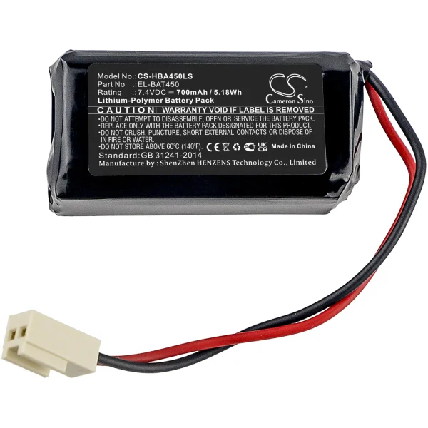 Hochiki Exit Signs, Firescape luminaires Series Replacement Battery 700mAh / 5.18Wh