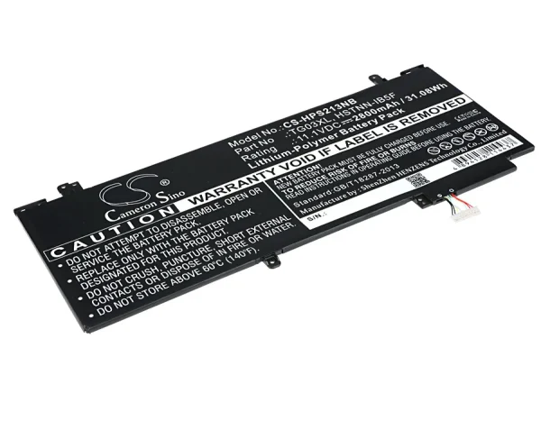 HP Split X2 13-F, Split X2 13-F010DX Replacement Battery 2800mAh / 31.08Wh - Image 5