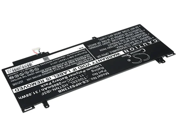 HP Split X2 13-F, Split X2 13-F010DX Replacement Battery 2800mAh / 31.08Wh - Image 6