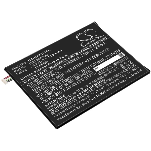 HTC P510 Replacement Battery 3150mAh / 11.66Wh - Image 2