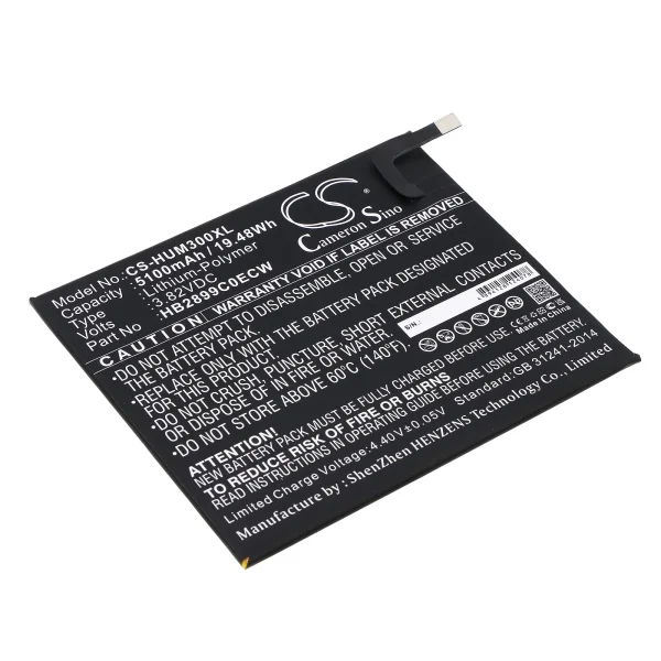 Huawei BTV-DL09, BTV-W09, Mediapad M3 TD-LTE Replacement Battery 5100mAh / 19.48Wh - Image 2