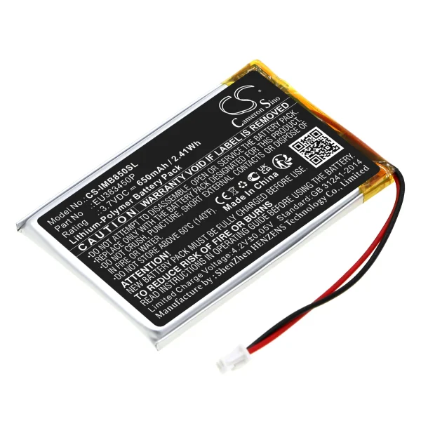 Ingenico MOBY8500 Replacement Battery 650mAh / 2.41Wh - Image 5