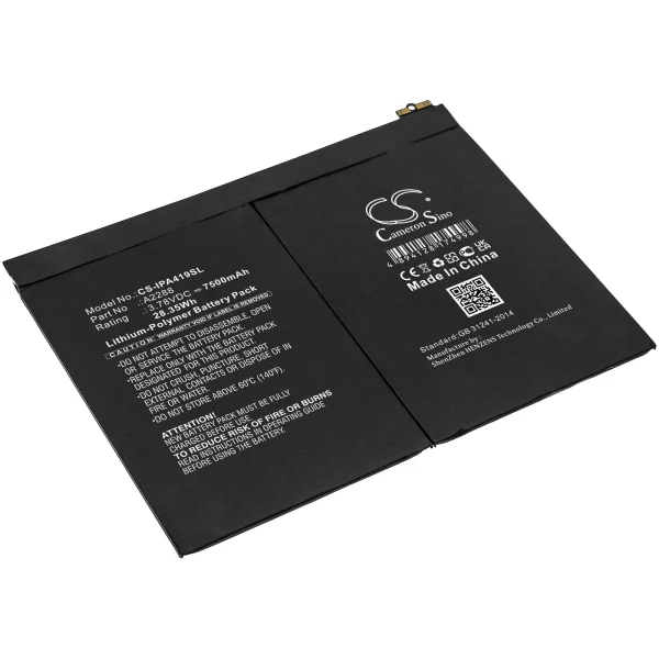 Apple iPad Air 4 10.9" 2020 Replacement Battery 7500mAh / 28.35Wh - Image 2