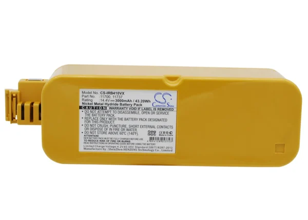 iRobot 4905, APS 4905, Create, Dirt Dog, Discovery Series Replacement Battery 3000mAh / 43.20Wh