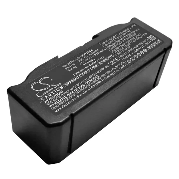 iRobot 7150, i31502F, i8550, Roomba 5150, Roomba 7550 Series Replacement Battery 5200mAh / 74.88Wh - Image 3