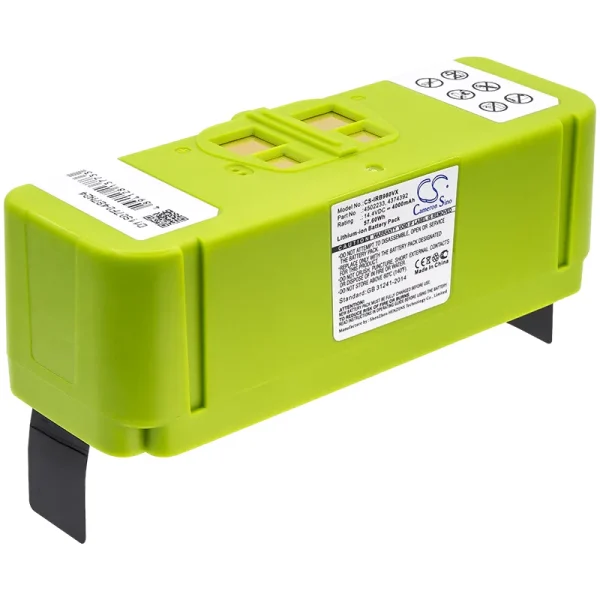 iRobot Roomba 614, Roomba 615, Roomba 640, Roomba 652, Roomba 665 Series Replacement Battery 4000mAh / 57.60Wh - Image 3