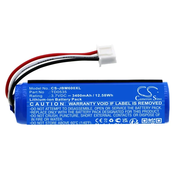 JBL KMC 600 Replacement Battery 3400mAh / 12.58Wh