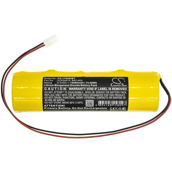 Jablotron Indexa 8000A, JA-80A, OASiS JA-80A Series Replacement Battery 12000mAh / 72.00Wh