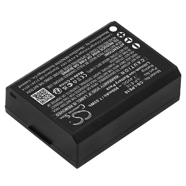 Canon DS126291, DS126491, DS126621, EOS 1100D, EOS 1200D, EOS 1300D Series Replacement Battery 950mAh / 7.03Wh - Image 2