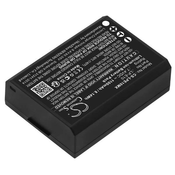 Canon DS126291, DS126491, DS126621, EOS 1100D, EOS 1200D, EOS 1300D Series Replacement Battery 1100mAh / 8.14Wh - Image 2