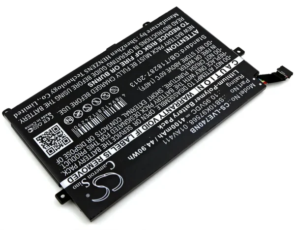 Lenovo Thinkpad E470, ThinkPad E470 (20H1001NCD), ThinkPad E470 (20H1001QCD), ThinkPad E470 (20H1001RCD) Series Replacement Battery 4100mAh / 44.90Wh - Image 4