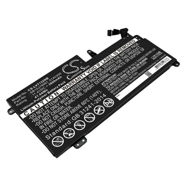 Lenovo 20GJ-006JSP, Lenovo Think Pad 13 (20GJS0250, Lenovo ThinkPad S2 20GKS06300, Thinkpad 13 Series Replacement Battery 3600mAh / 41.04Wh - Image 4