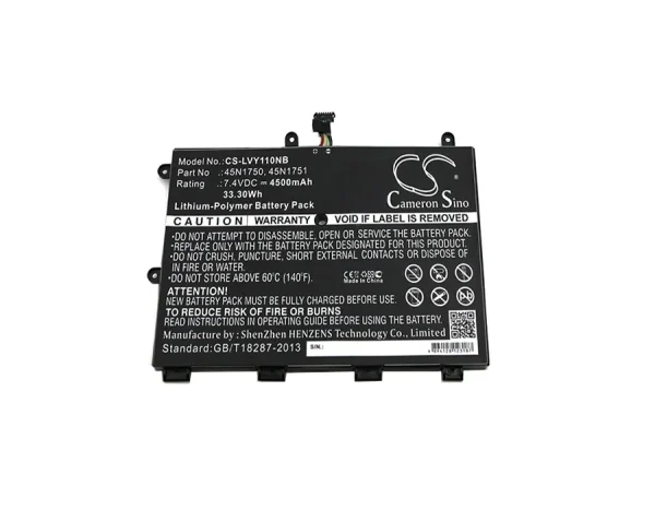 Lenovo 20D9A008CD, ThinkPad 11e(20D9-90006AU), ThinkPad 11e(20D9-90007AU), ThinkPad 11e(20D9-90009AU) Series Replacement Battery 4500mAh / 33.30Wh