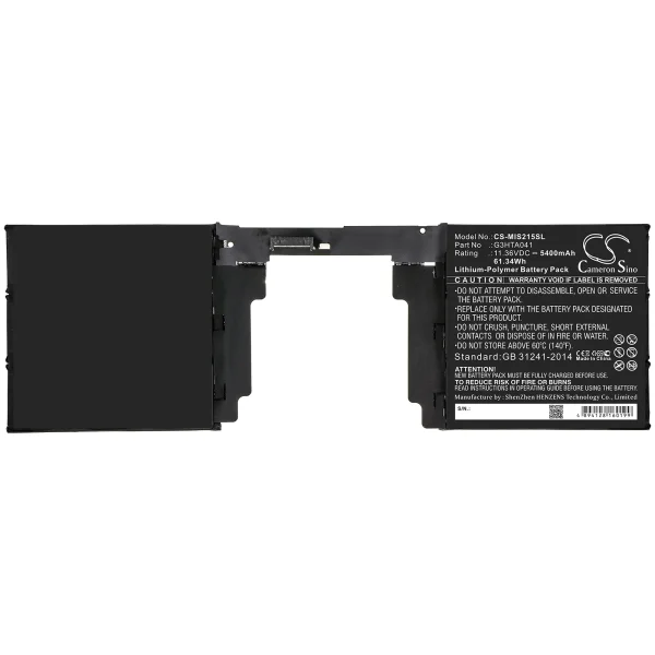 Microsoft Surface book 2 1793 15 Replacement Battery 5400mAh / 61.34Wh