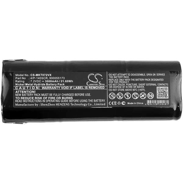 Makita 4072D, 4072DW Series Replacement Battery 3000mAh / 21.60Wh