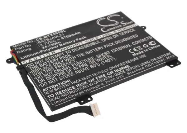 Motorola MZ505, Xoom 10.1, Xoom Family Edition Replacement Battery 6700mAh / 24.79Wh - Image 6