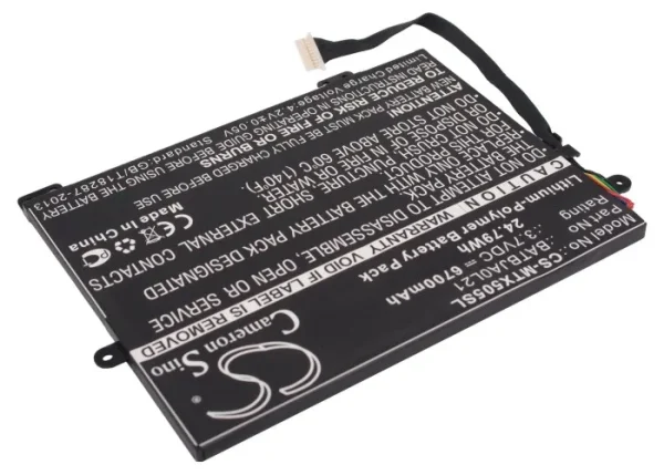 Motorola MZ505, Xoom 10.1, Xoom Family Edition Replacement Battery 6700mAh / 24.79Wh - Image 3