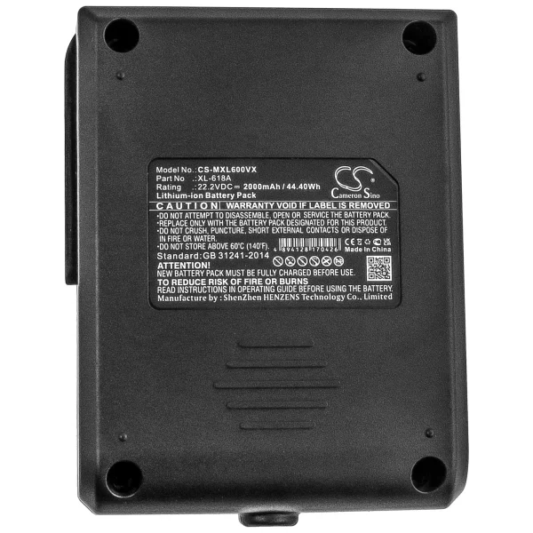 Moosoo X6 Series Replacement Battery 2000mAh / 44.40Wh