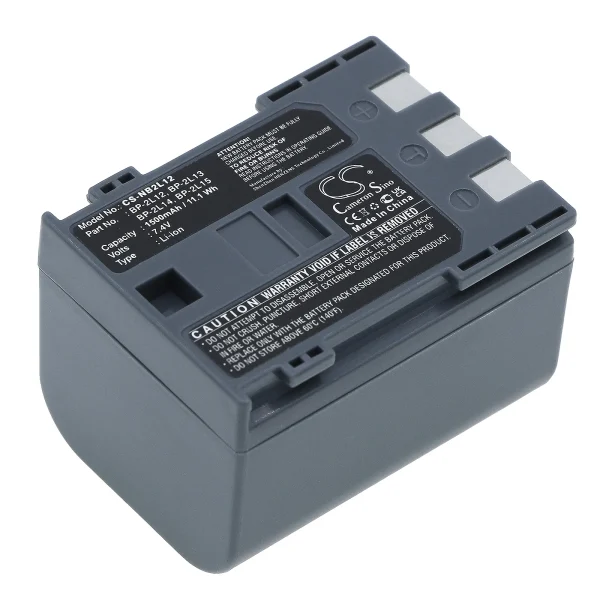 Canon DC310, DC320, DC330, FV500, FVM100, FVM20, FVM200, FVM30 Series Replacement Battery 1500mAh - Image 3