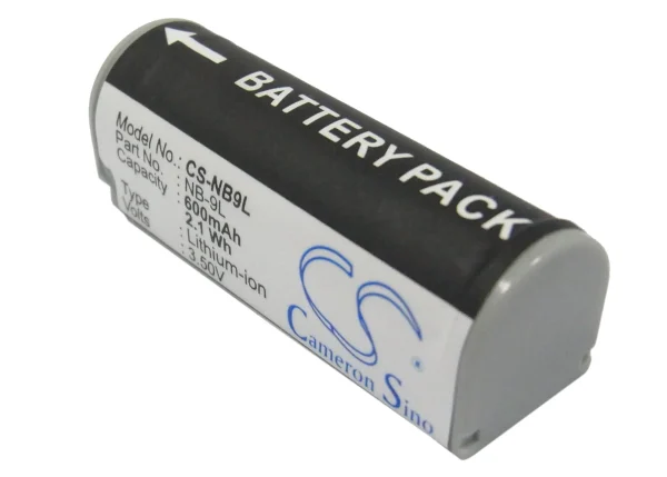 Canon IXUS 1000 HS, IXY 1, IXY 3, IXY 51S, IXY50S, PowerShot ELPH 510 HS Series Replacement Battery 600mAh / 2.16Wh - Image 4