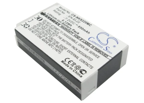 Nikon 1 J4, 1 S2 Series Replacement Battery 850mAh / 6.12Wh - Image 2