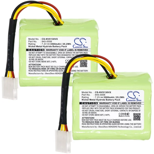 Neato All Floor, signature 25, XV-11, XV-12, XV-14 Series Replacement Battery 3500mAh / 25.20Wh