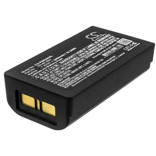 Brother RJ-2030, RJ-2050, RJ-2140, RJ-2150 Replacement Battery 2600mAh / 19.24Wh - Image 3