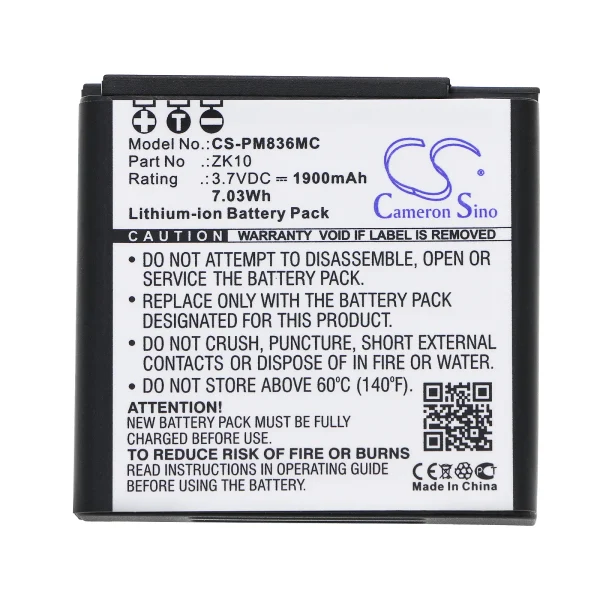 Polaroid iM1836 Series Replacement Battery 1900mAh / 7.03Wh