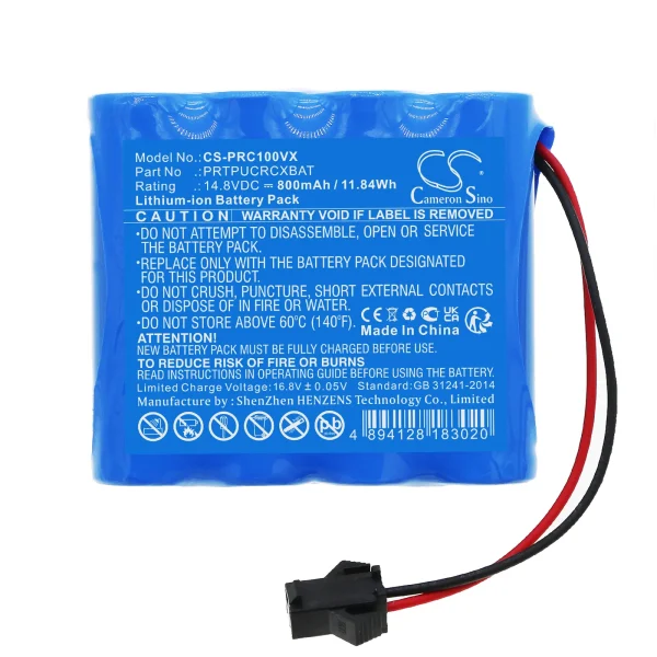 Pyle PUCRCX10 Series Replacement Battery 800mAh / 11.84Wh