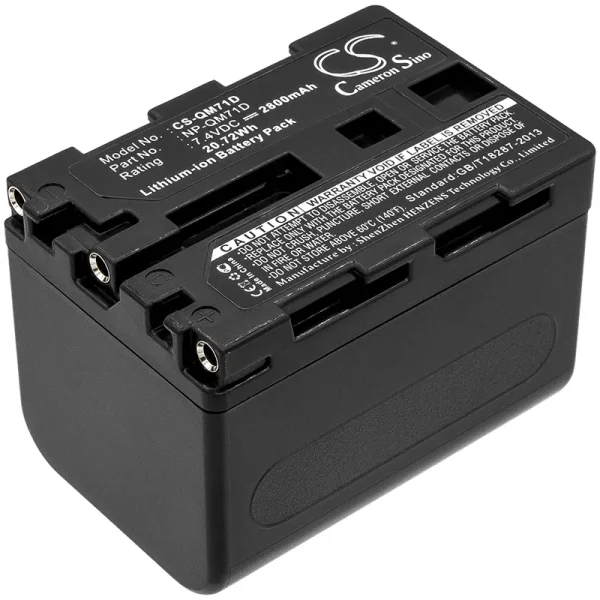 Sony CCD-TRV108, CCD-TRV108E, CCD-TRV116, CCD-TRV118, CCD-TRV126, CCD-TRV128 Series Replacement Battery 2800mAh - Image 3